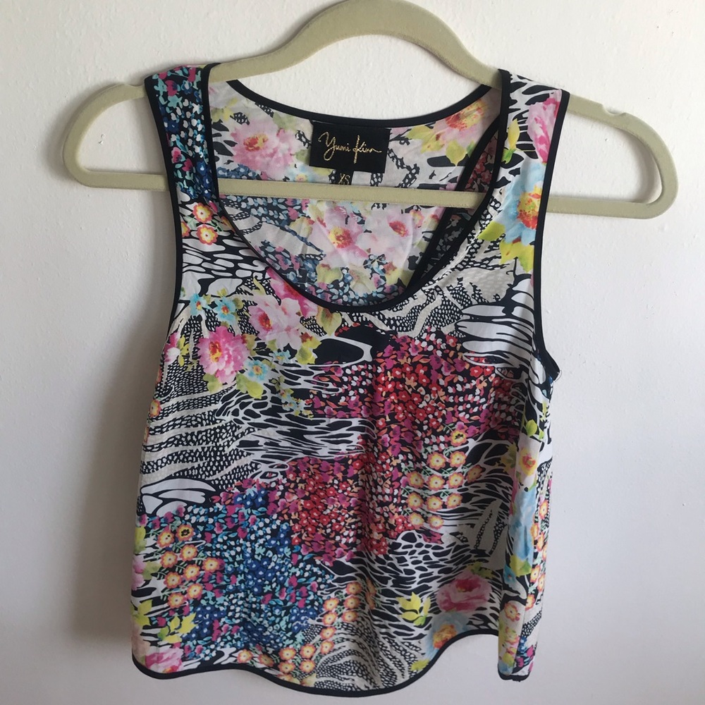 Yumi Kim Silk Split Back Tank